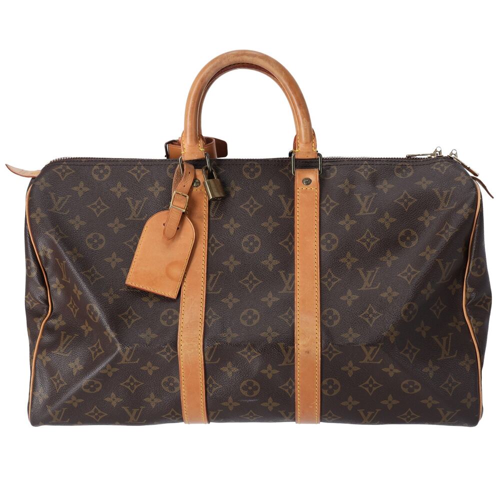 Louis Vuitton Keepall 45 Monogram Boston Duffle Bag M41428 Canvas